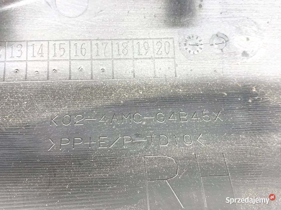 BOCZEK DRZWI PRAWY PRZÓD MITSUBISHI OUTLANDER podkarpackie