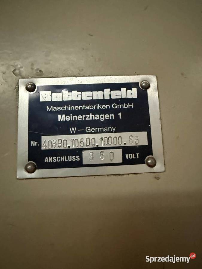 BATTENFELD BA 1050010000 Sosnowiec