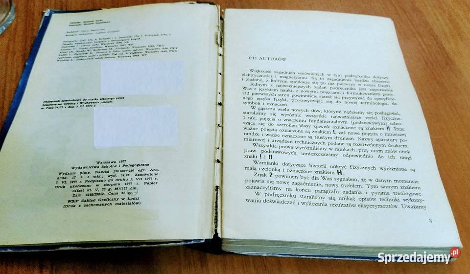 Fizyka klasy VIII 8 Bolesław Mazur Marian Gdańsk