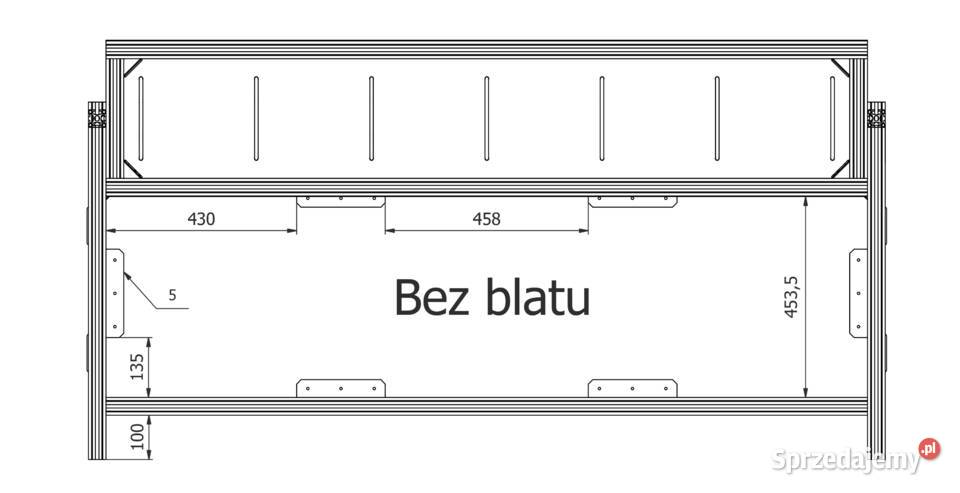 Stół kompletacyjny magazynowy do pakowania Magazynowanie Chojnice