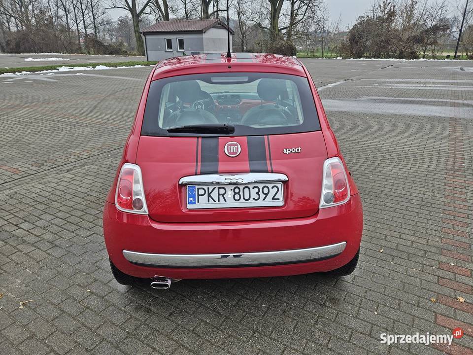 Fiat 500 14 benzyna 100 serwosowany panoramadach Koźmin Wielkopolski sprzedam