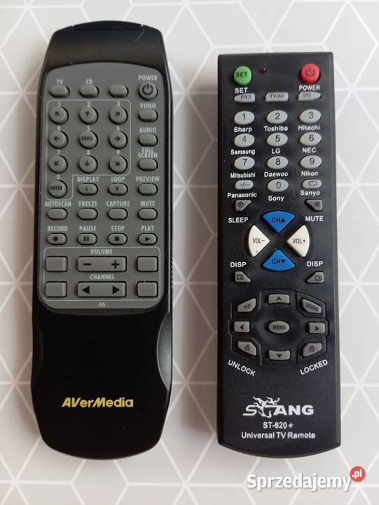 PILOTY do TV Stang St620 uniwersalny i AVerMedia