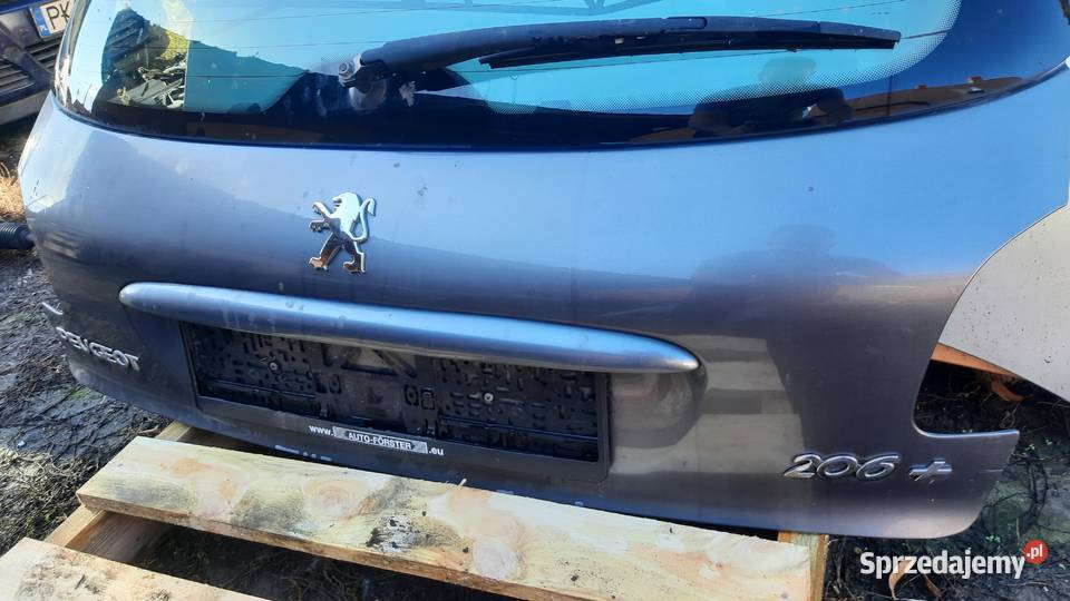 klapa kompletna Peugeot 206 206 plus lak KTH Dębno