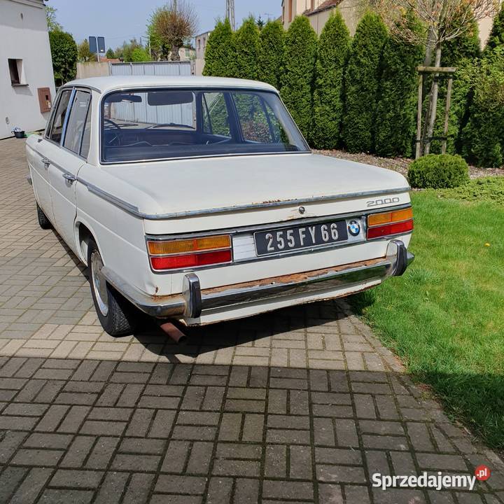 Bmw 2000 z 1968r w orginalnym stanie Rok produkcji 1968 Poznań sprzedam