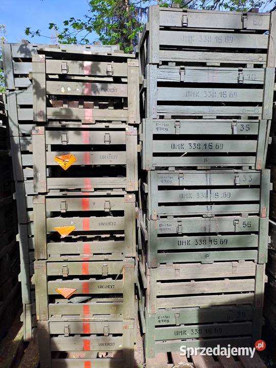 Skrzynia wojskowa drewniana Kalisz sprzedam