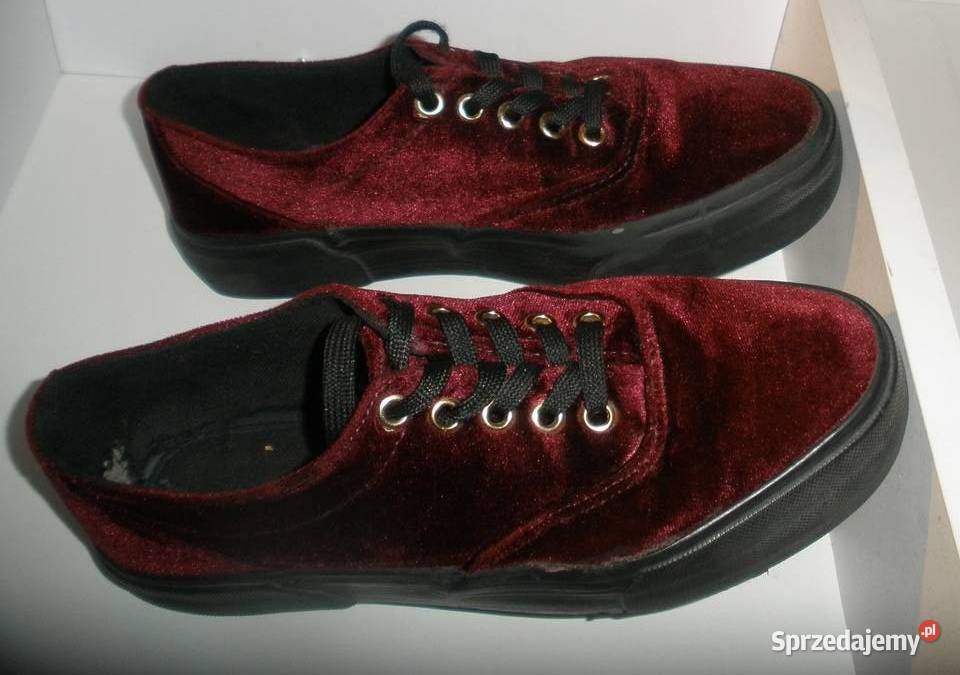 Buty sneakersy bordowe damskie rozmiar 38 małopolskie