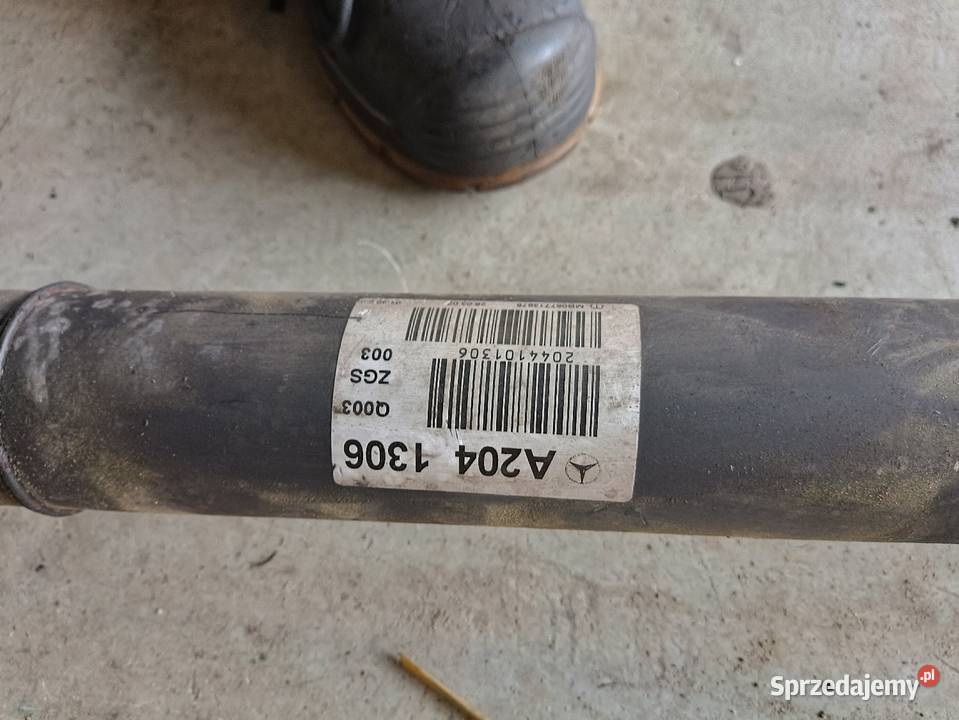 Wał napędowy kpl A2041306 Mercedes w204 22 CDI Jarosław