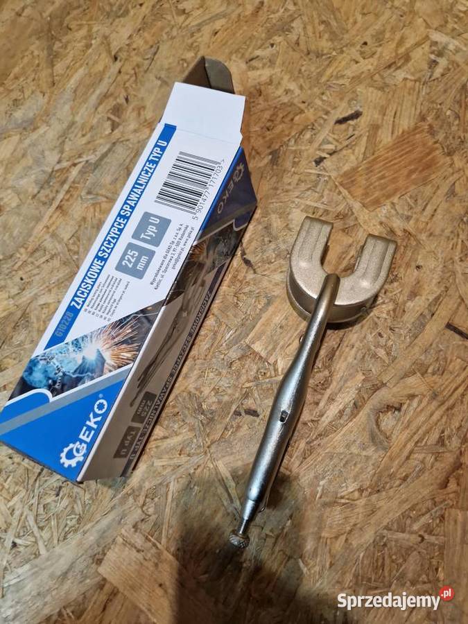 Zaciskowe szczypce spawalnicze 225mm typ U Głogowa