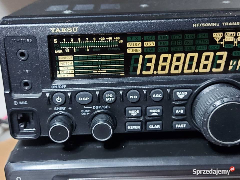 YAESU FT450 D plus antena Long Wire Elektronika