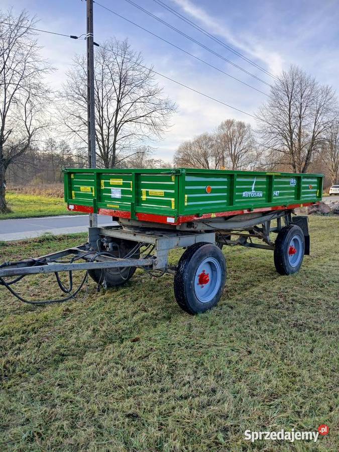 Przyczepa wywrotka d47 zarejstrowana Rolnictwo Rzgów sprzedam