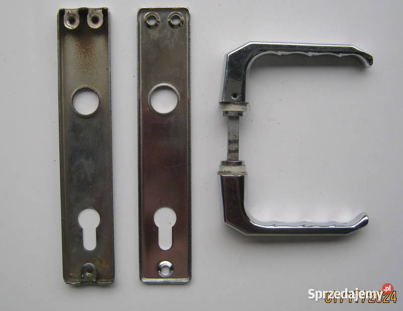 Klamka z szyldem pobielana Kraków