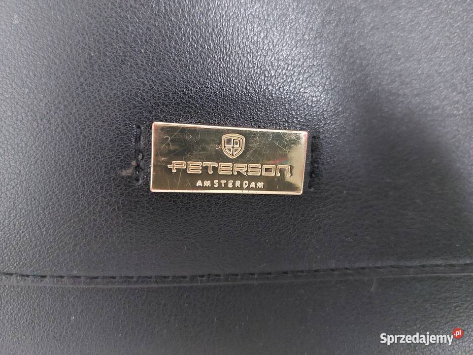 torebka Peterson czarna shopperka skóra Dla kobiet Poznań