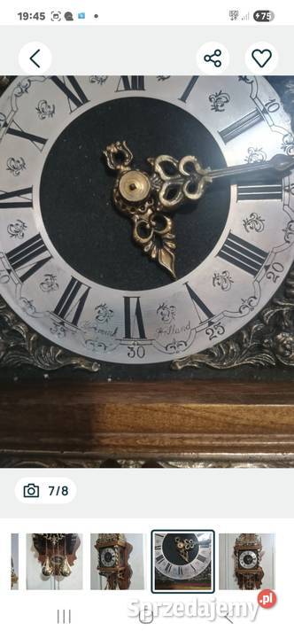 Wiszący zegar Atlas holenderski Zegary sprzedam