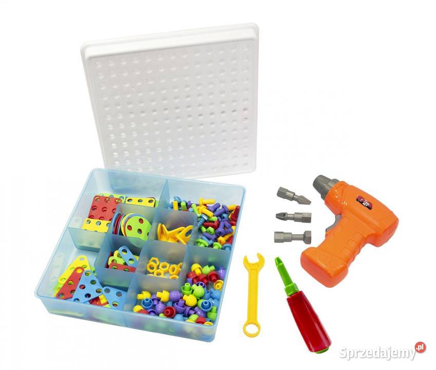 Puzzle konstrukcyjne w pudełku z narzędziami 193