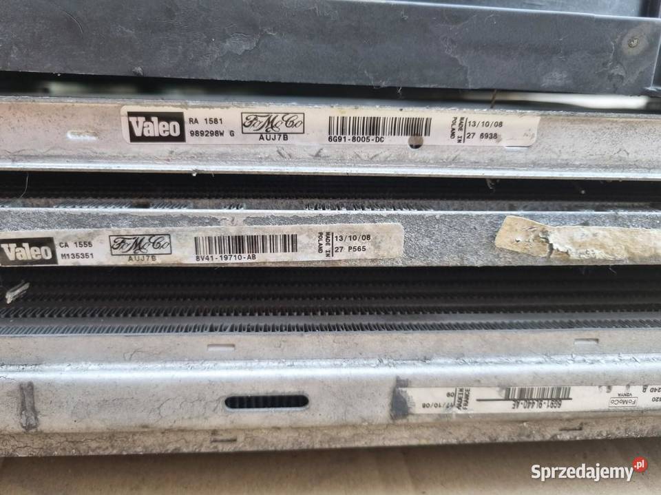 KOMPLET CHŁODNIC KUGA MK1 20 TDCI WODA KLIMA osobowe