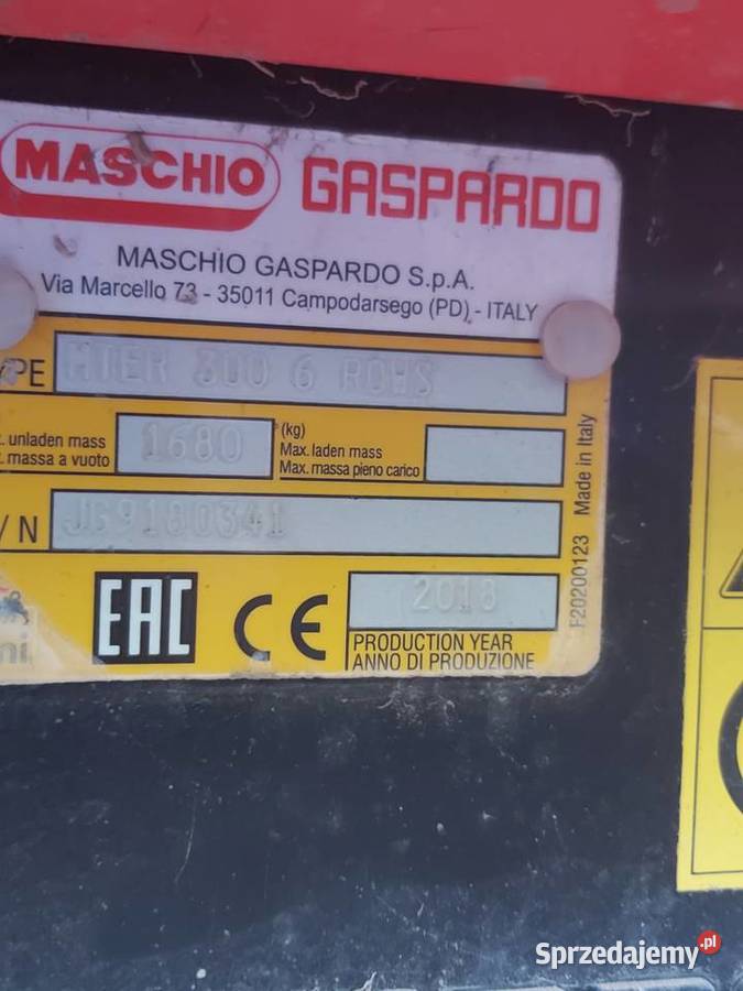 Siewnik DO KUKURYDZY GASPARDO MTE 300