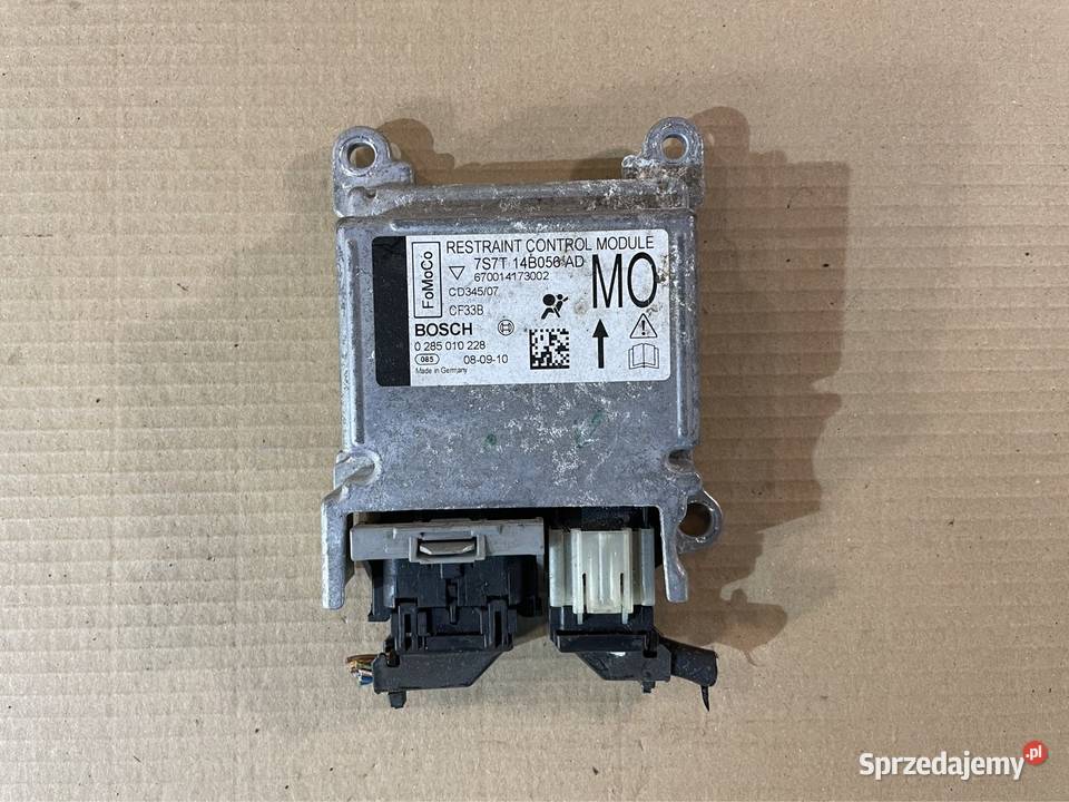 7S7T14B056 moduł sterownik airbag Ford Mondeo Rok produkcji 2009 Poduszki powietrzne Szczecin
