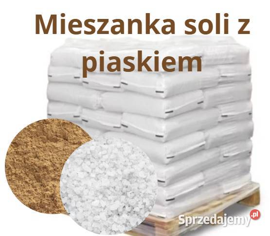 Mieszanka solno piaskowa sól z piaskiem Warszawa