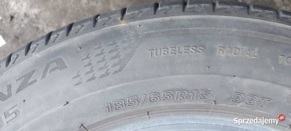 4 opony letnie 1856515 88T Bridgestone z 2020r