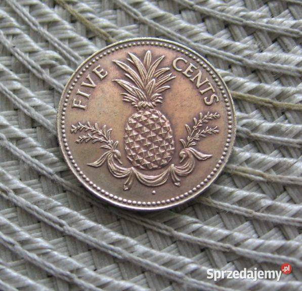 Bahama 5 Cent 1975r wielkopolskie Kalisz