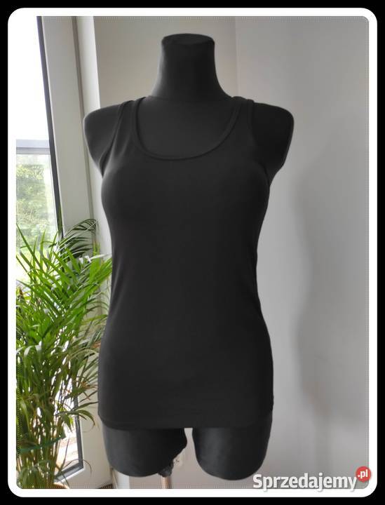 HM sport czarna sportowa bokserka 36 S