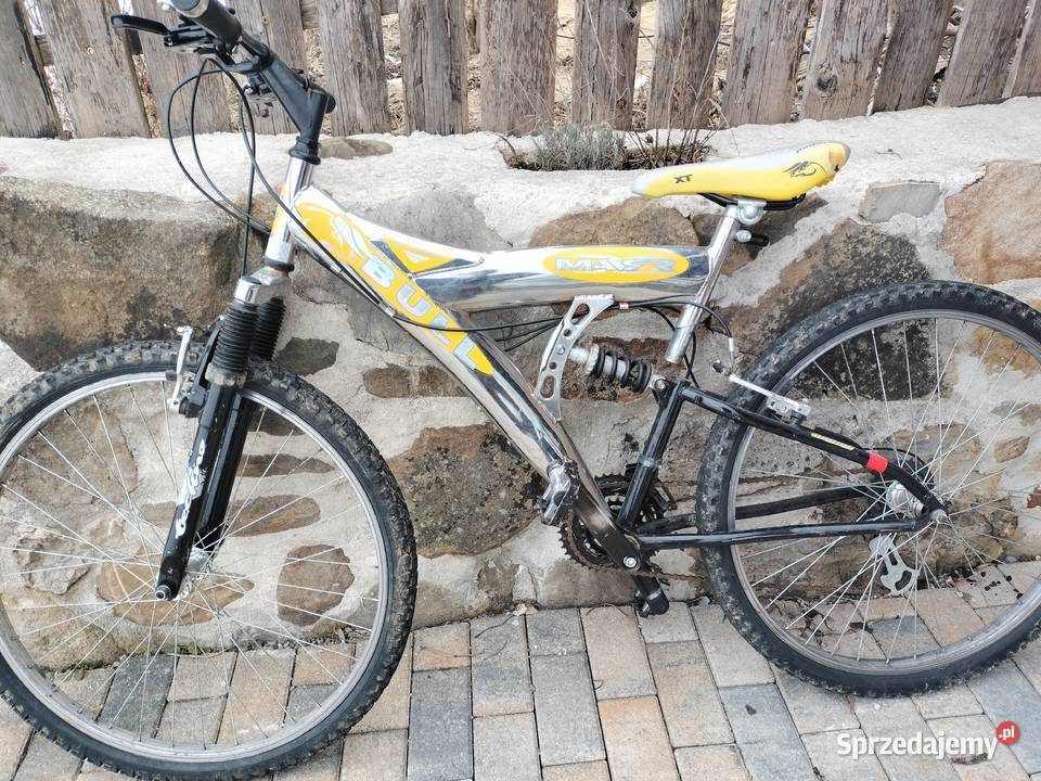 Bull full suspension srebrny rower górski pełna lubelskie sprzedam