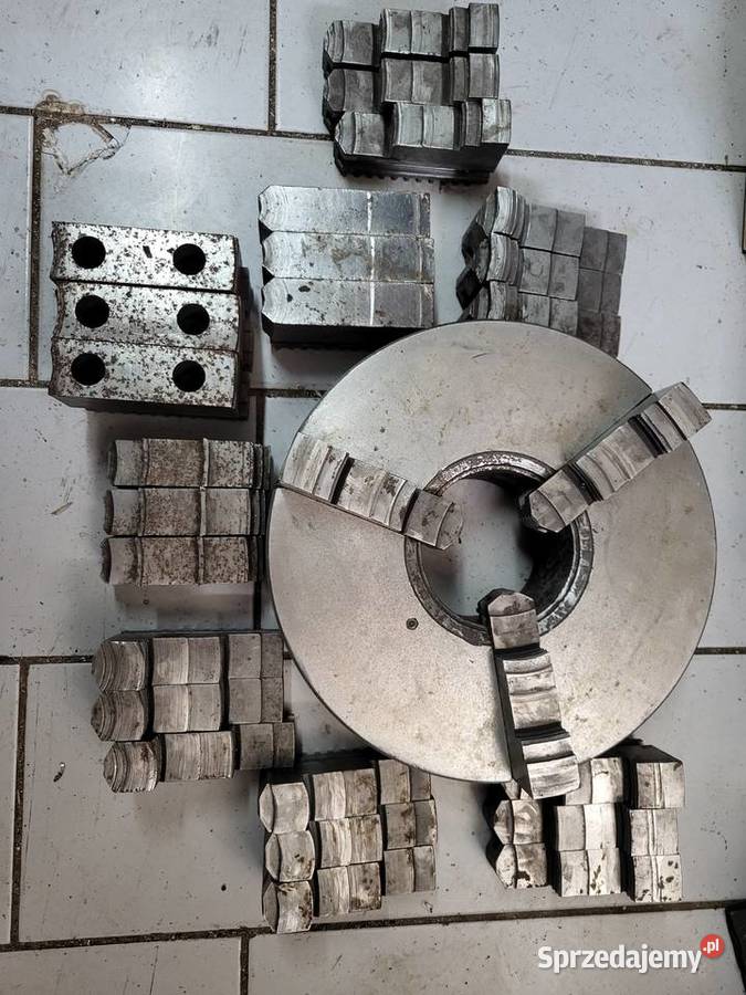 Uchwyt tokarski 315mm szczęki 9 kompletów Konin