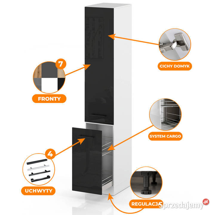 Słupek Kuchenny Stojący 30 Szafka Cargo S30