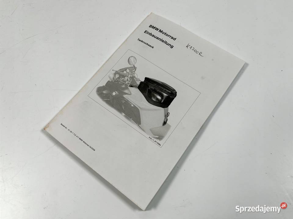 BMW K 1300 R K43 Instrukcja montażu sakwy Łobżenica