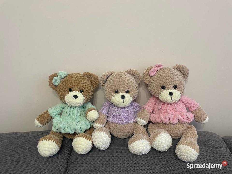 Miś pluszowy własnoręcznie wiązany Kraków