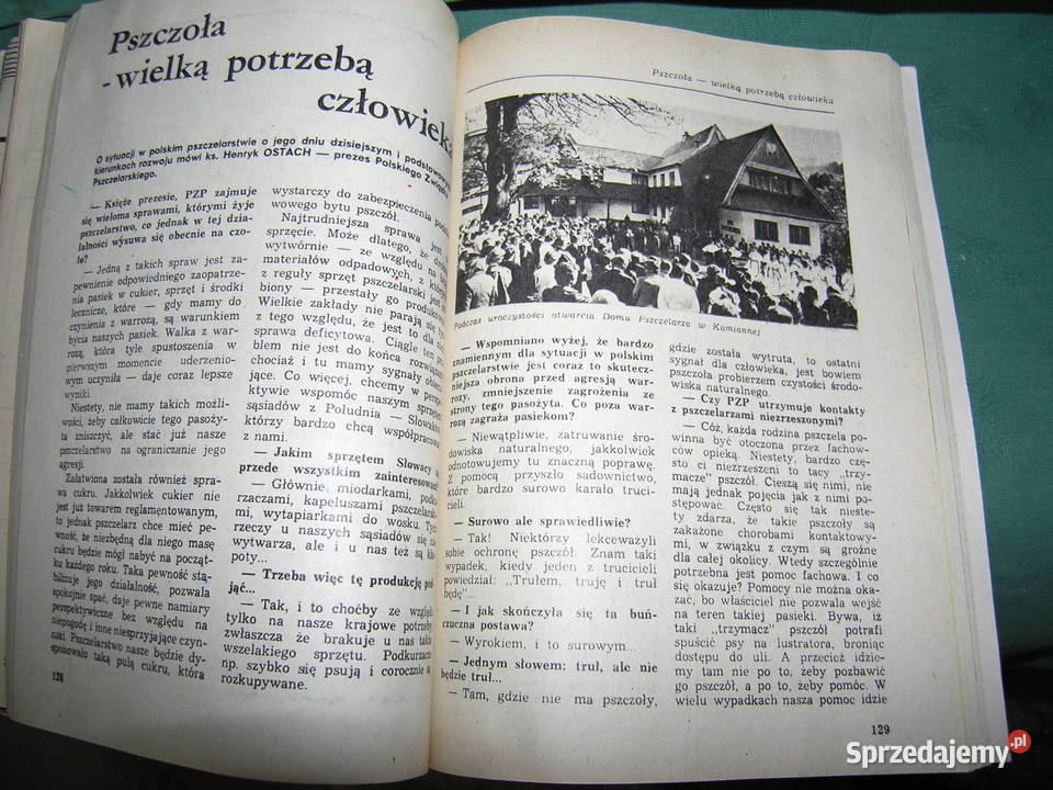 Poradnik rolnika i pszczelarza kalendarz 1987r Pozostałe Książki i Podręczniki Bartków sprzedam