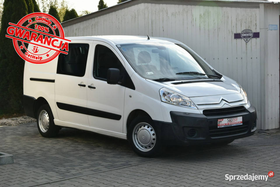 Citroen Jumpy Combi LONG 2.0HDi 120KM 2010r. Klima brygadówka 6 osób L2H1 …