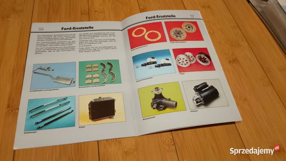 Ford prospekt dodatki gadżety do auta Pabianice