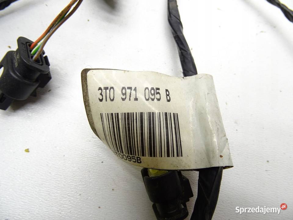WIĄZKA INSTALACYJNA CZUJNIKÓW PDC TYŁ 3T0971095B sprzedam