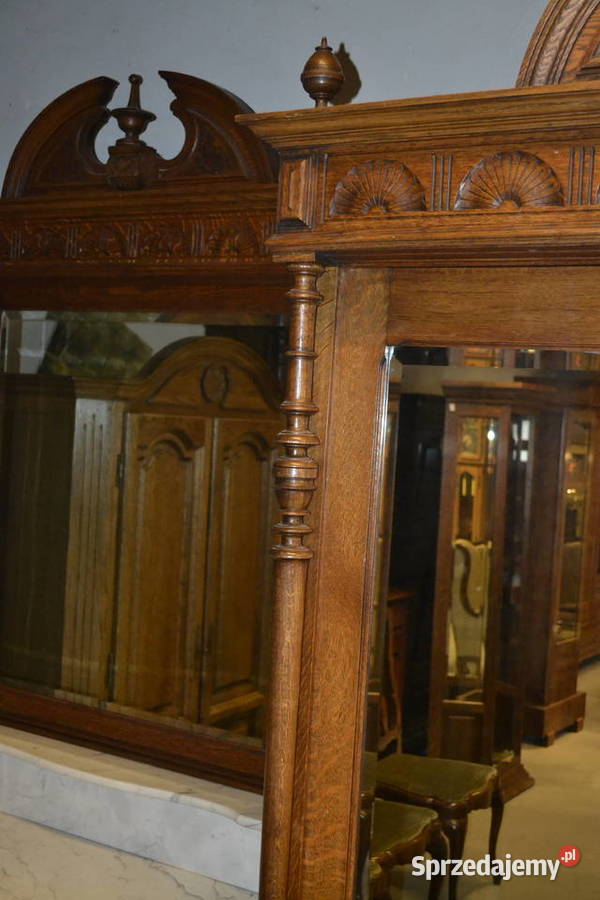 szafa neorenesansowa 1900 dąb