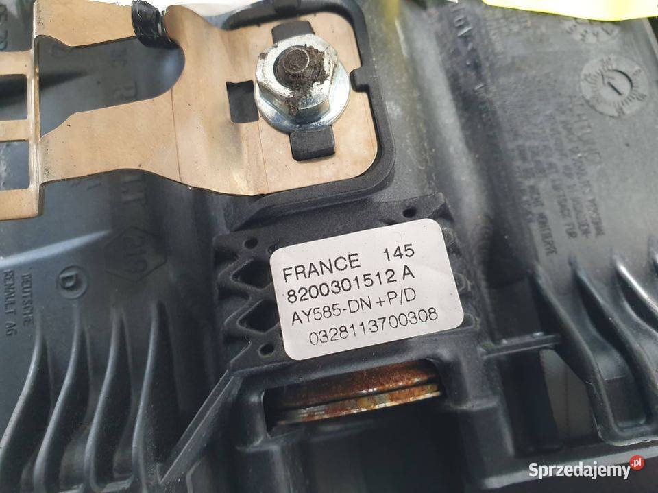 PODUSZKA AIRBAG RENAULT MEGANE II 8200301512A osobowe Lipno sprzedam
