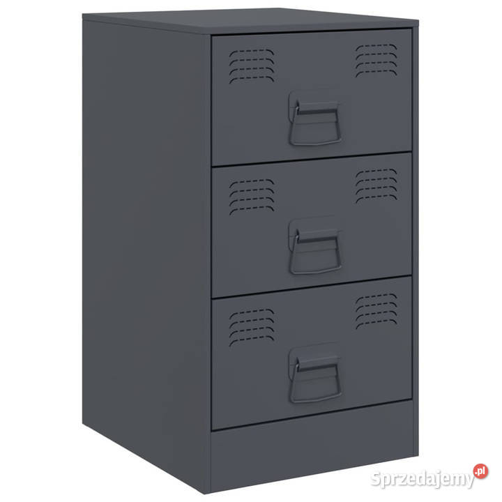 Szafki nocne 2 antracytowe 345x39x62 stal mazowieckie Warszawa sprzedam