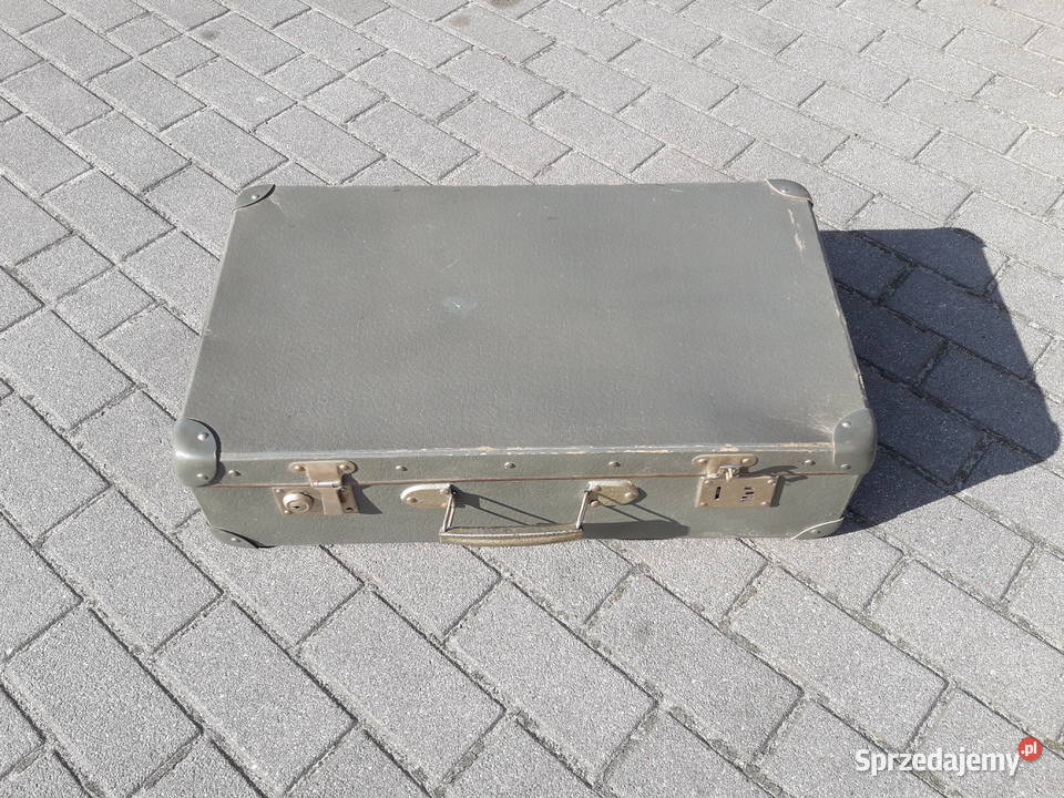 Stara walizka tekturowa z okresu PRL u lata 6070 Gdynia sprzedam