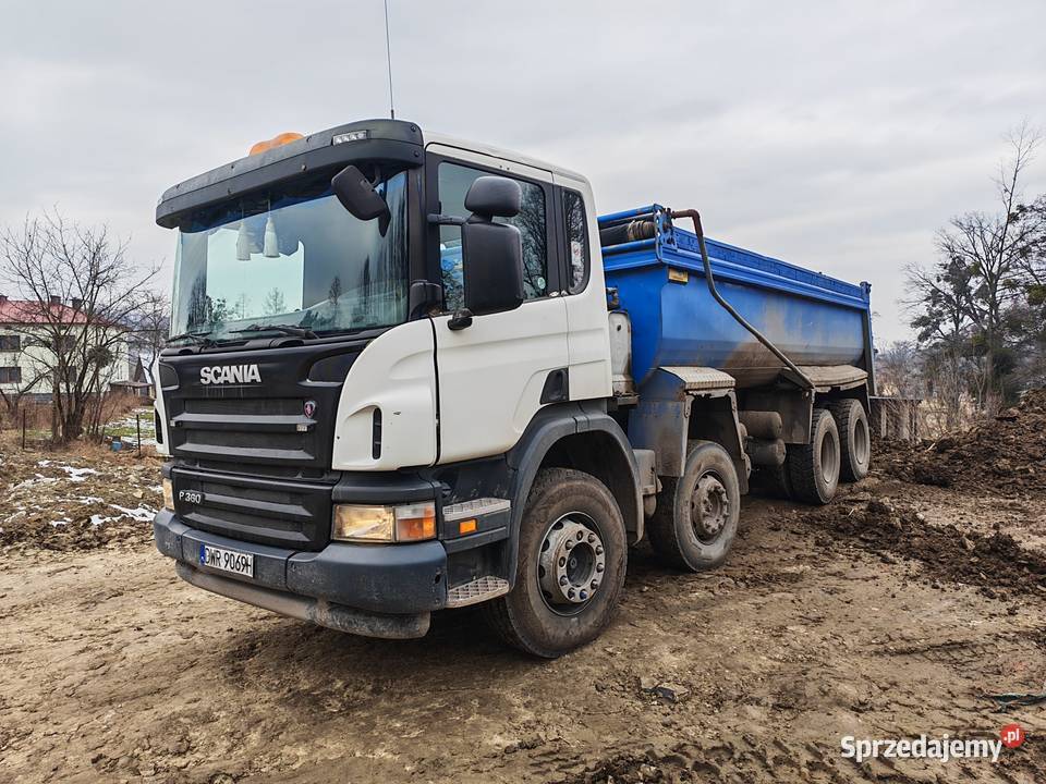 Wywrotka P360 Scania 8x4 6x4 Nowe opony Cieszyn sprzedam
