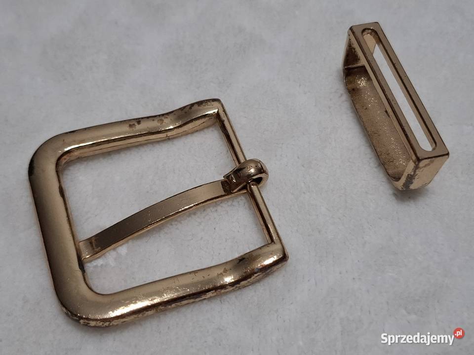 Klamra złota 4x44 szlufka metalowa 29 Czeladź