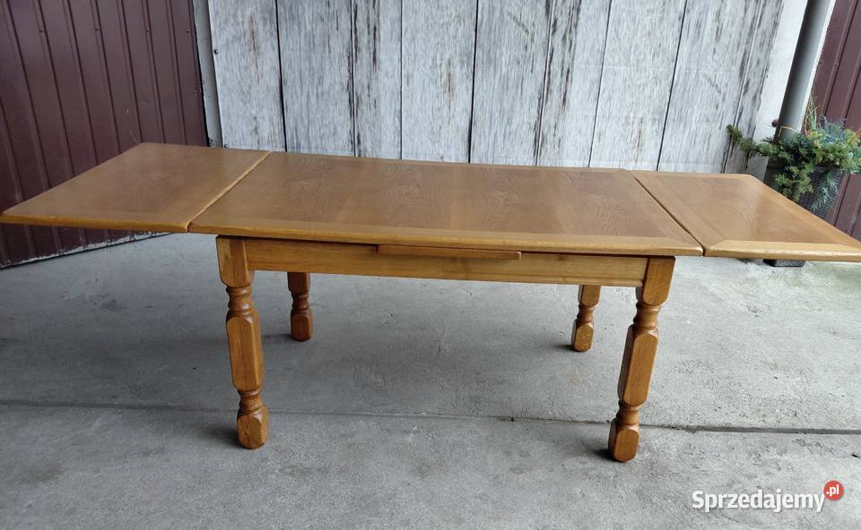 stół bukowy prostokątny rozkładany 498 Byczyna