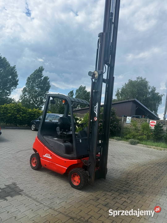 wózek widłowy LINDE H16T03 1600 Triplex 590m gaz Wózki widłowe Działoszyn sprzedam