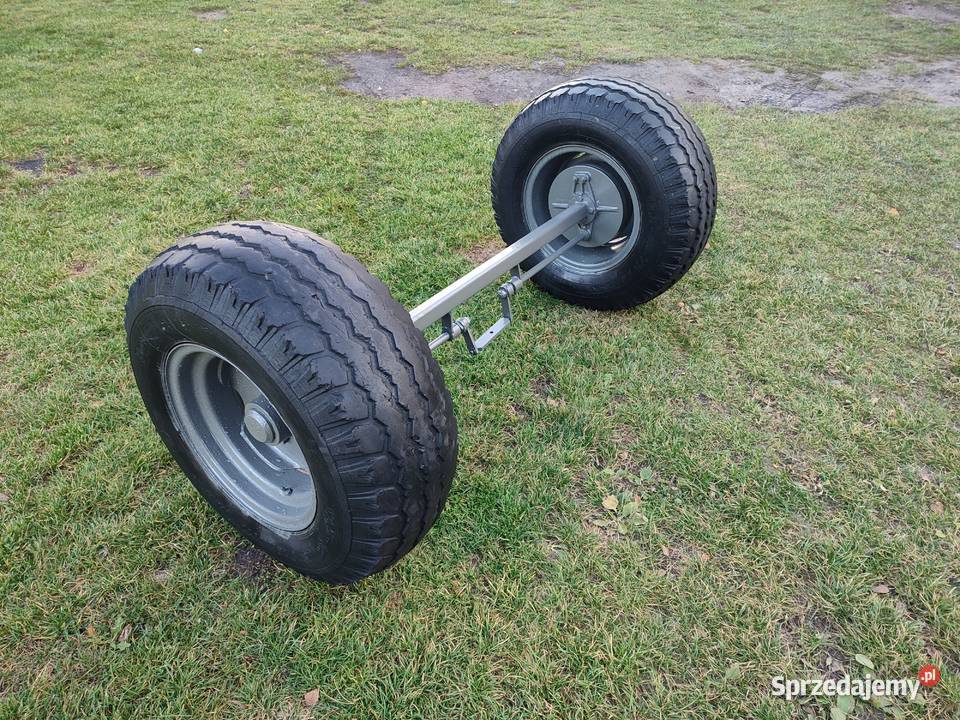 Oś z kołami hamowana 125 80 r18 do przyczepy świętokrzyskie Sędziszów