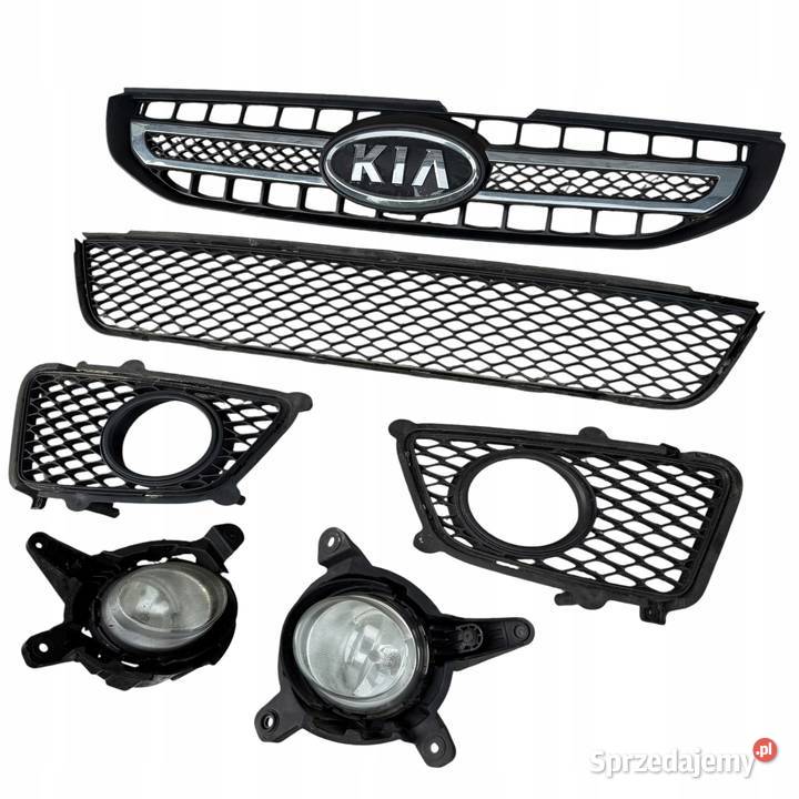 Grill atrapa kratka w zderzak przód halogen Kia wielkopolskie Barłogi