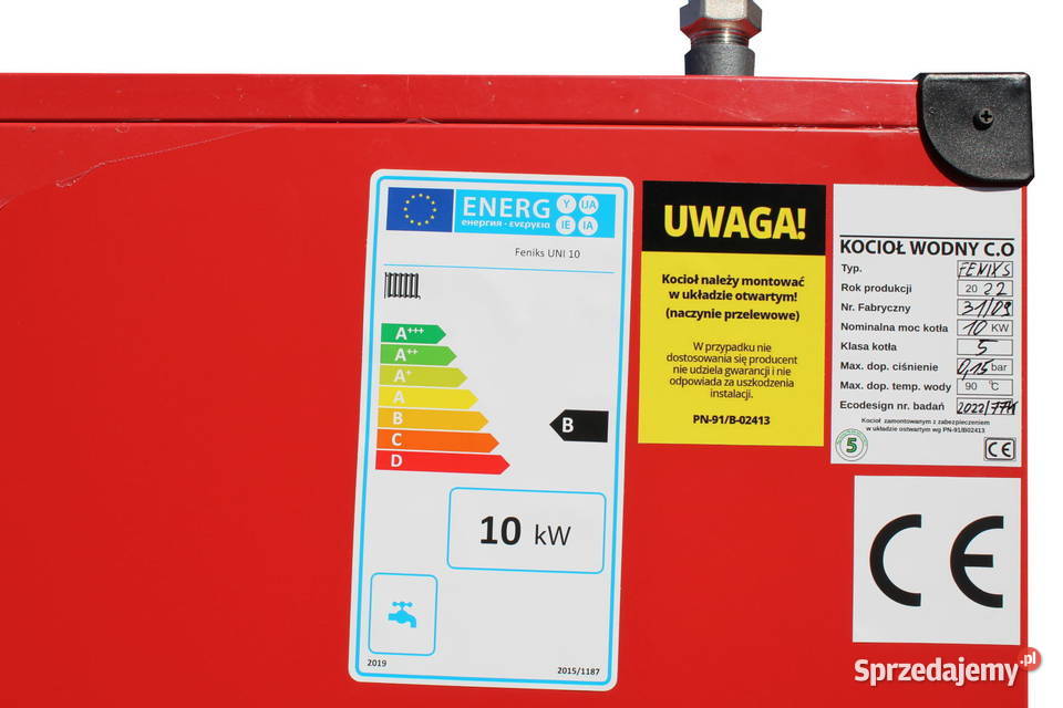 KOCIOŁ Węgiel 10 kW Klasa 5 Piece KOTŁY Drewno Siedliszcze
