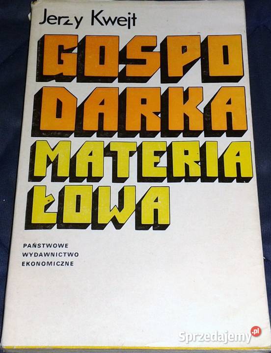 Gospodarka materiałowa Jerzy Kwejt