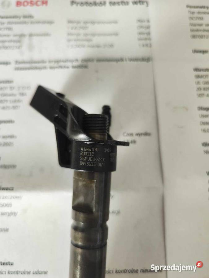 Komplet wtryskiwaczy Bosch MercedesBenz OE Wtryskiwacze