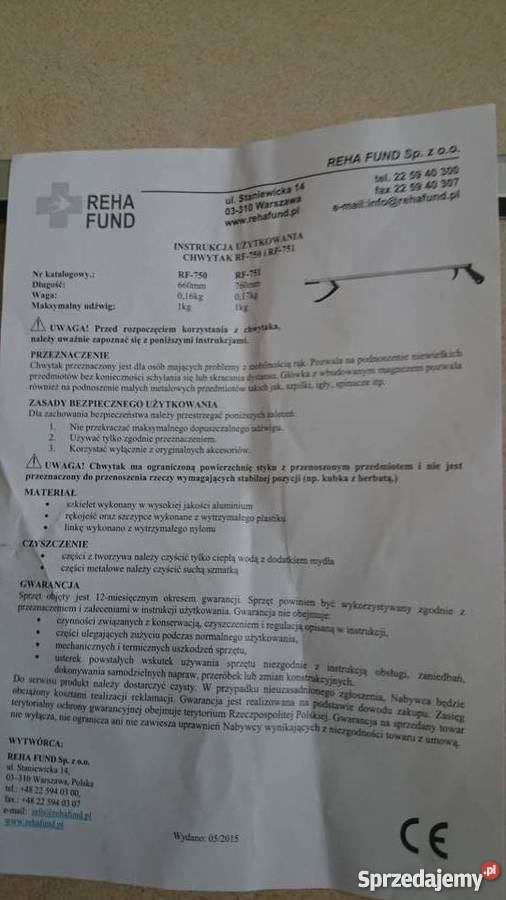 Chwytak z magnesem osób niepełnosprawnych Kielce