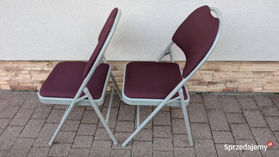 Krzesła składane BOOSDEN 2 sztuki Jadowniki