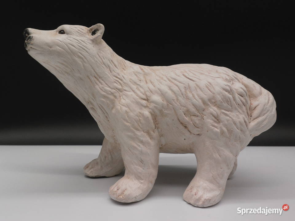 Klimatyczna Figurka Niedźwiedzia Polarnego sprzedam